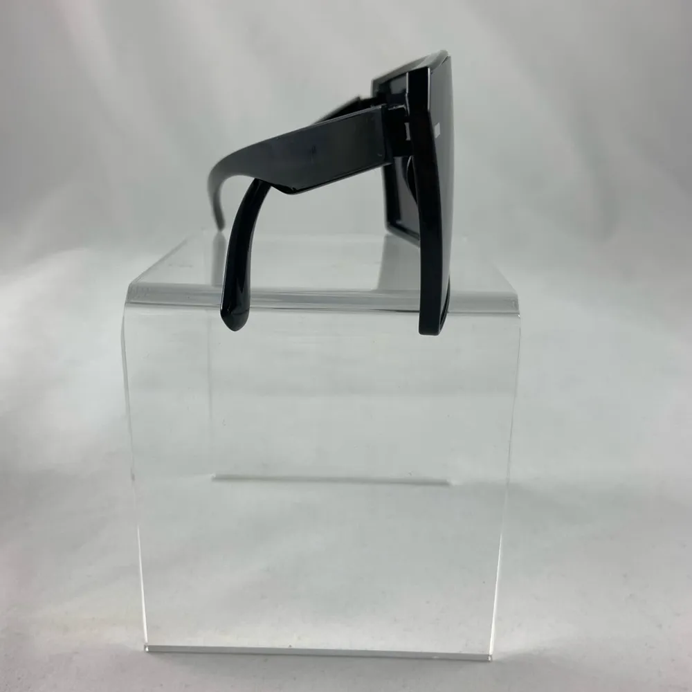 Silver metallic rectangular shield shades Gray - Image 8