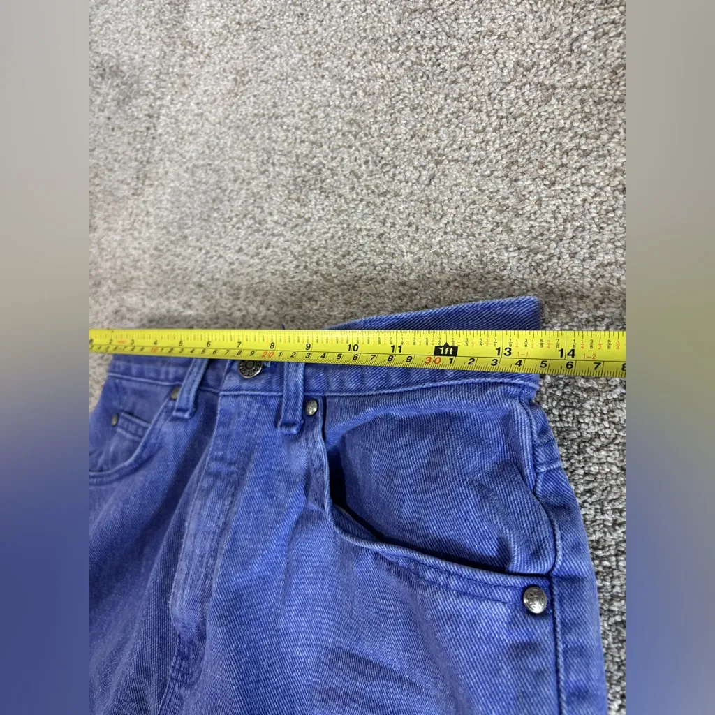 Vintage Levi's 900 Purple Denim High Waisted Jean Mom Shorts Women's Size 6 1992 - Image 11