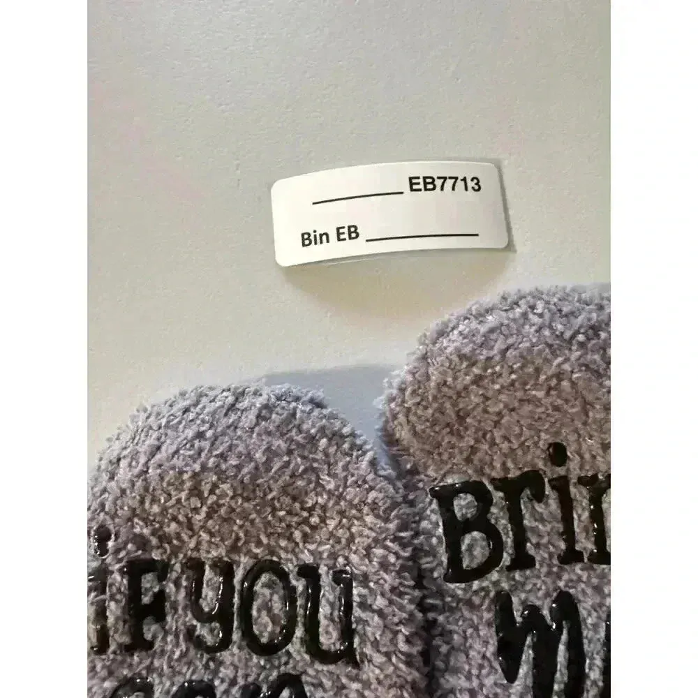 Fuzzy Novelty Socks Gray - Image 2