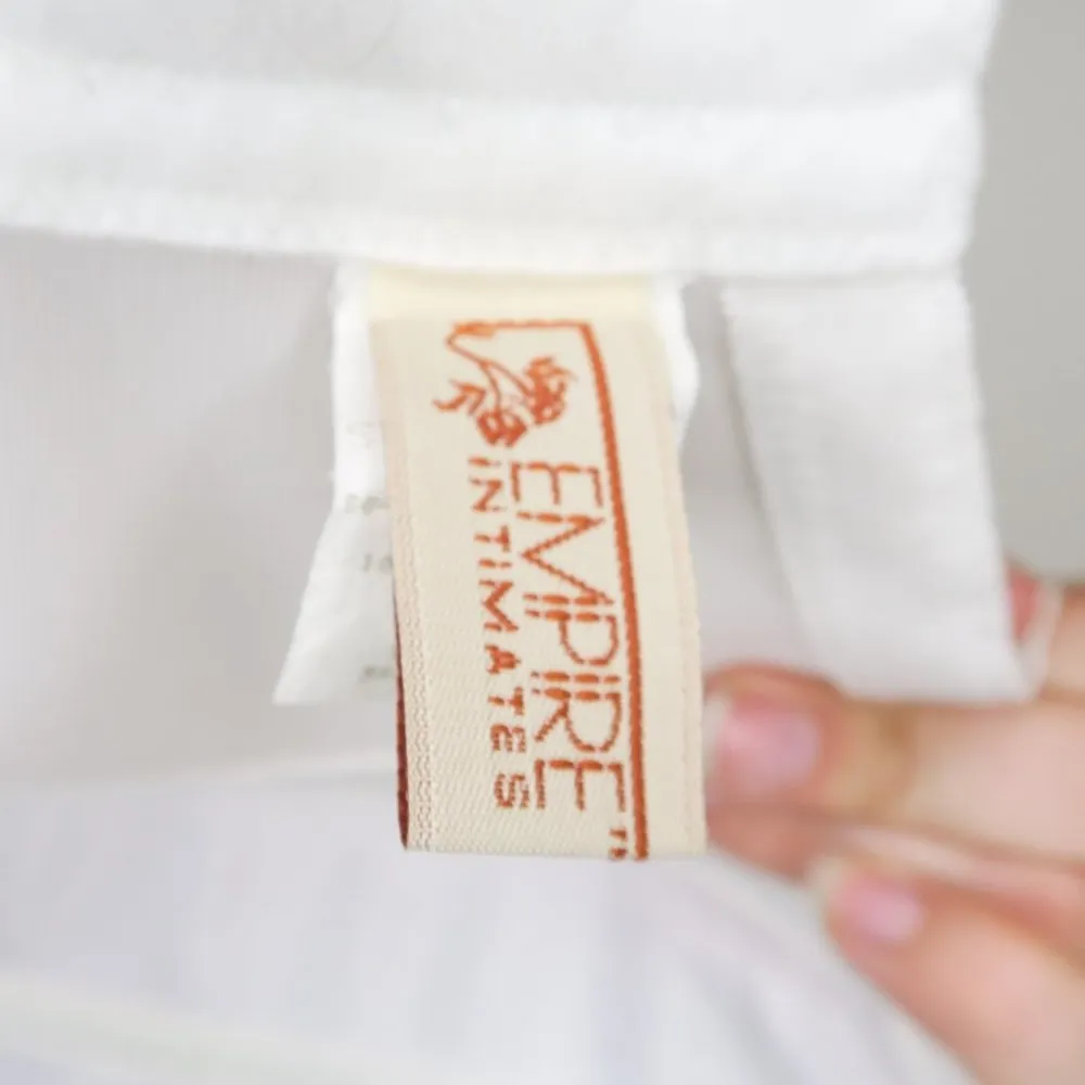 Vintage Empire Intimates White Satin Long Line Bustier Corset Bra Top Size undefined - Image 5