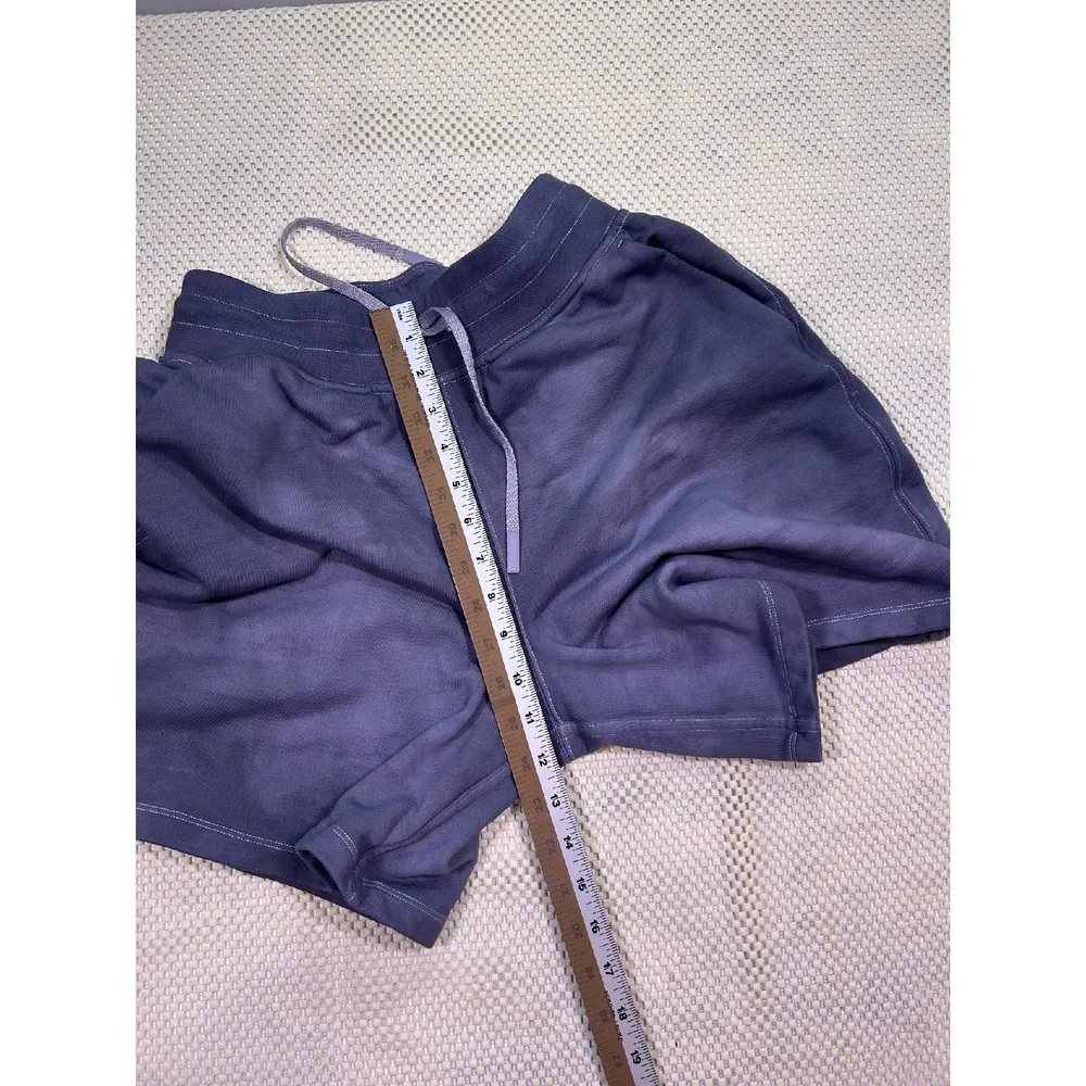 Lululemon Scuba Sweat Shorts Lounge Comfy Casual Athletic Gray Tie Dye 4‎ - Image 6