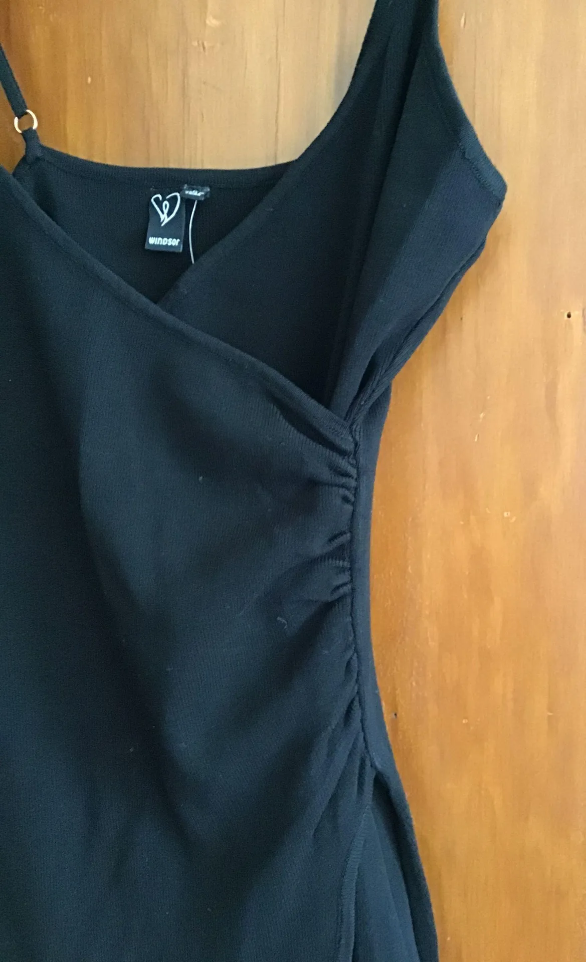 Black Wrap Dress - Image 3