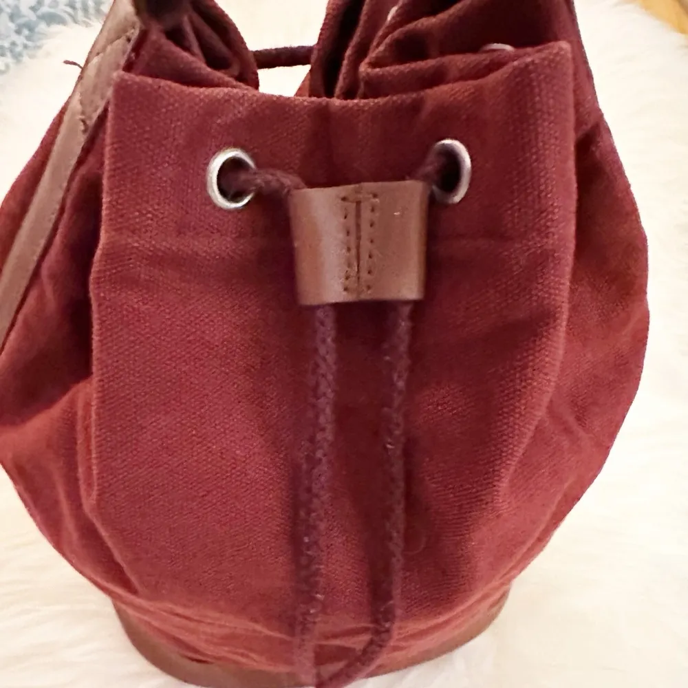 A.P.C. Canvas Bucket Bag Red - Image 15
