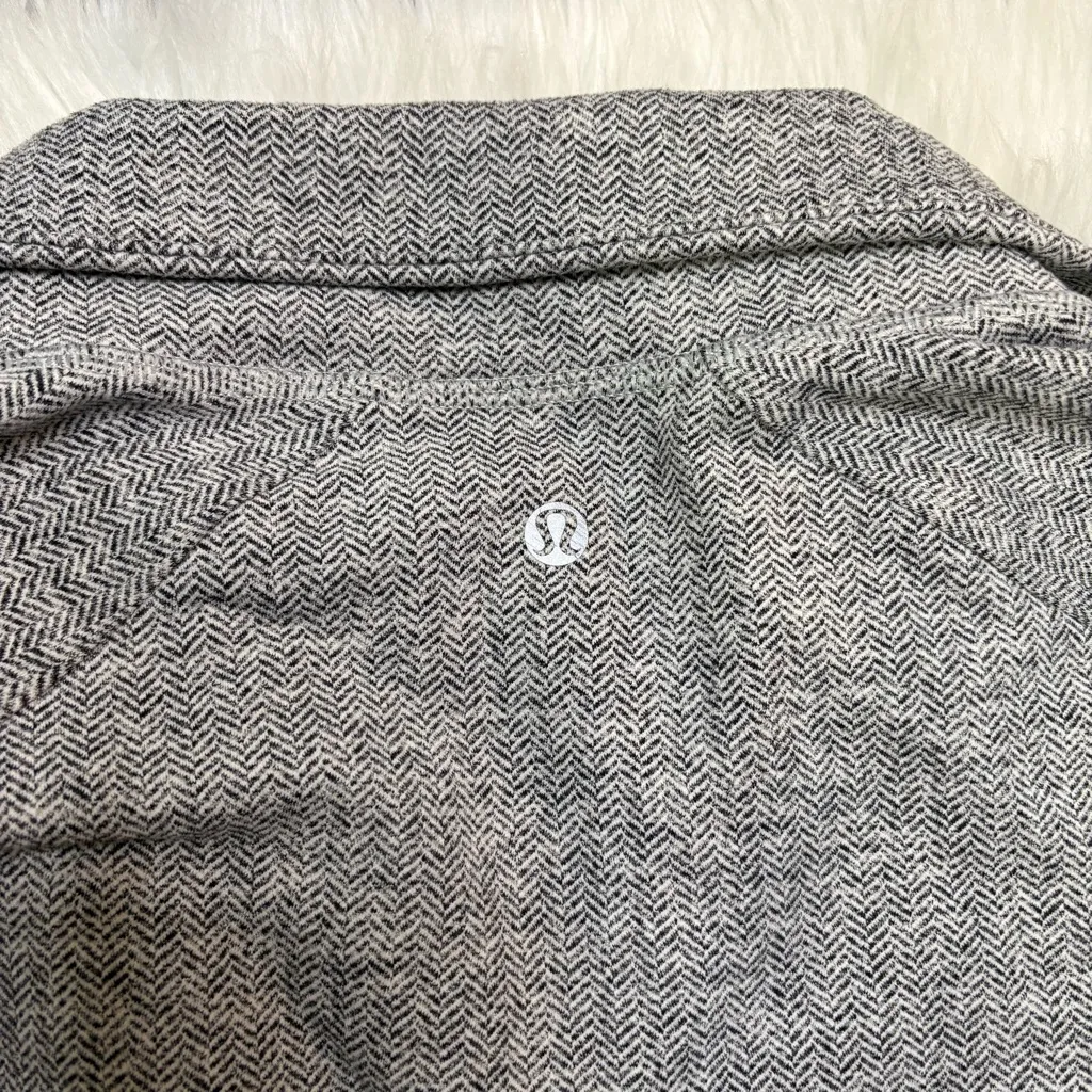 Lululemon Asana herringbone full zip jacket size 12 - Image 5