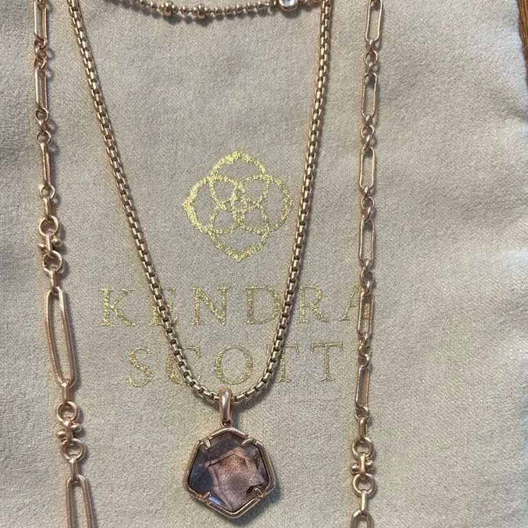 Kendra Scott  Rose Gold Vanessa Multi Strand Necklace. - Image 4