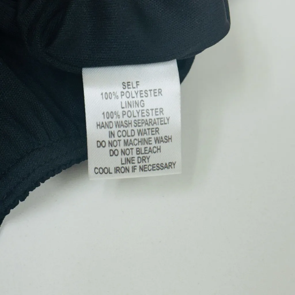 American Threads Black Ruffle Mini Dress Size Small - Image 9