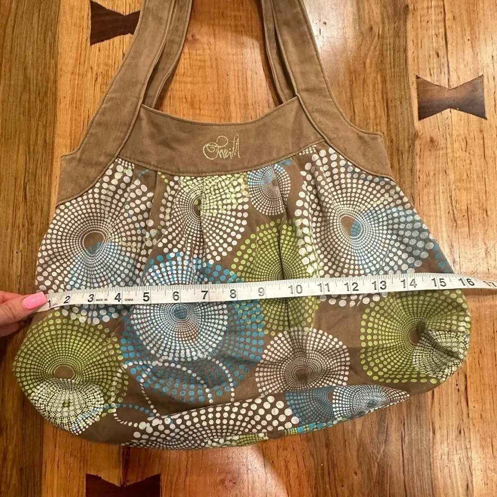 O'Neill Shoulder Bag Canvas Multicolor EUC - Image 6