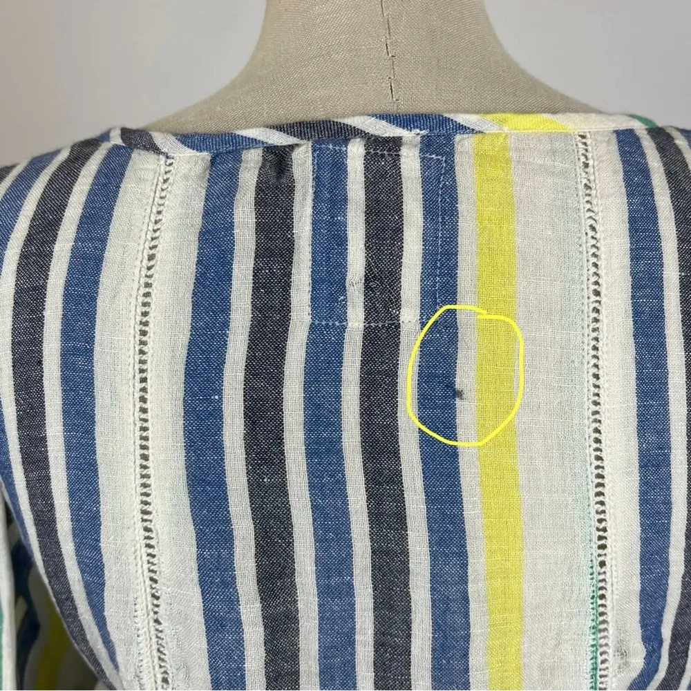 Anthropologie Mermaid Striped Popover Top - Image 7