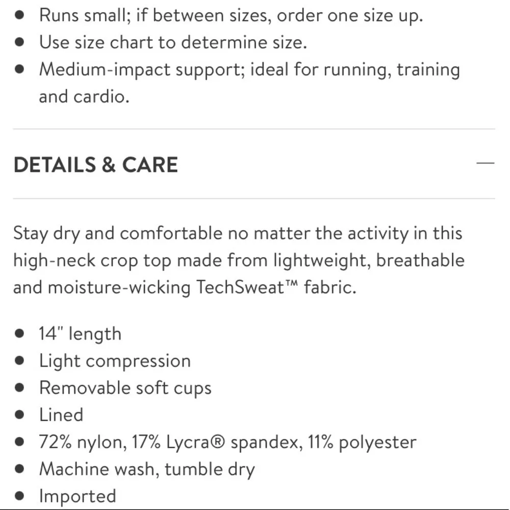 Outdoor Voices Move Free Crop Top XL NWOT - Image 16