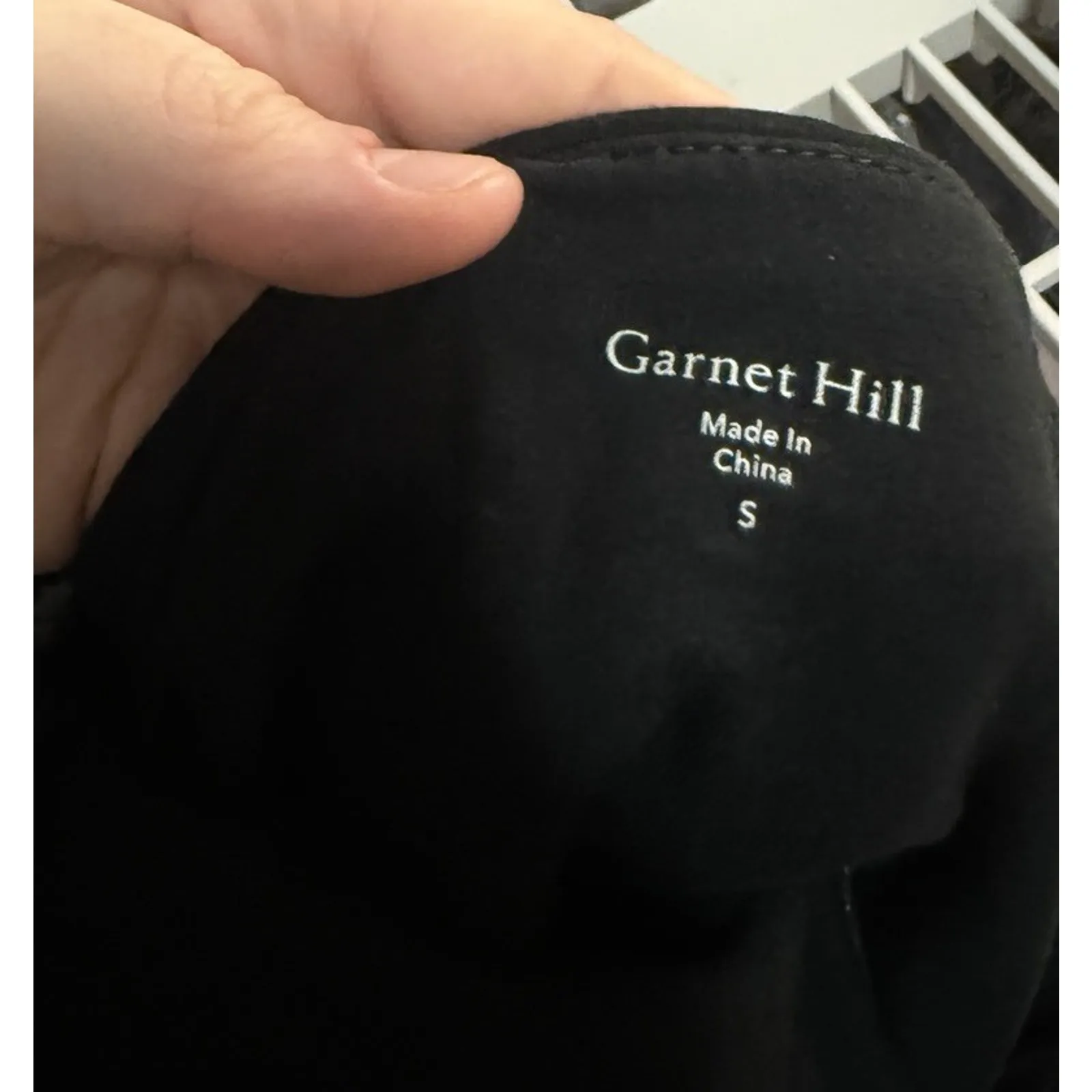 Garnet Hill Perfect Travel Pants Black Pull On Lounge Tencel Lyocell Women Small - Image 8