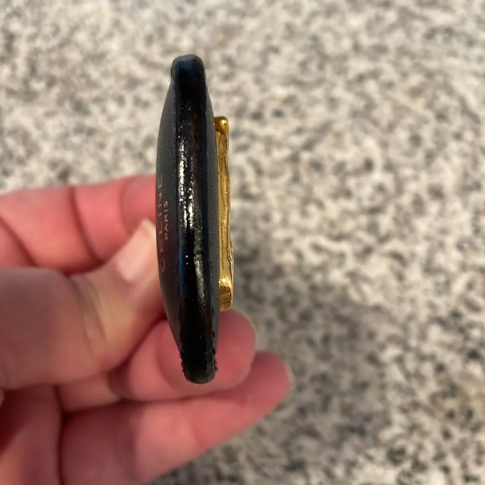 Celine Leather Horse Carriage Key Chain Bag Charm - Image 8