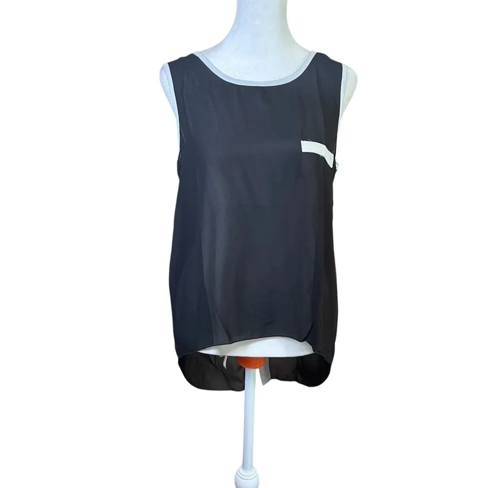 Jon & Anna Sheer Black Women’s Shirt Top Sleeveless Punk Rock Whimsigoth Size L - Image 3