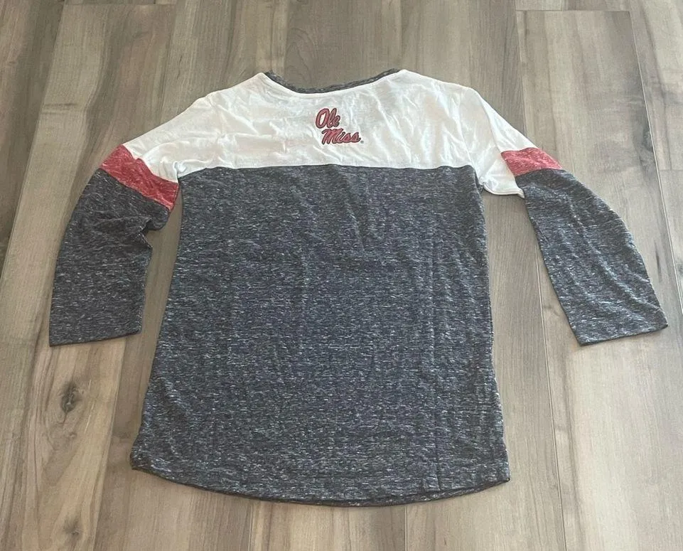 University of Mississippi rebels rebs long sleeve shirt t shirt size medium - Image 2