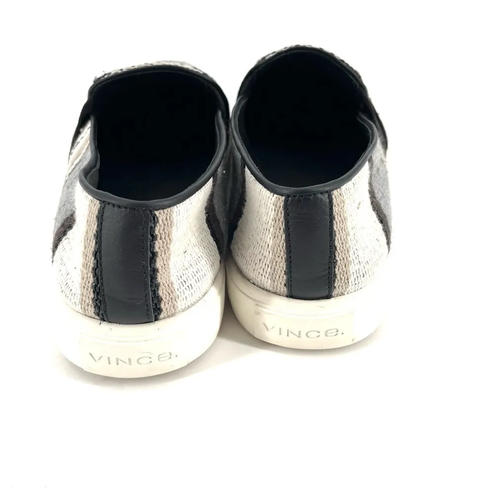 Vince Blair Striped Woven Slip On Sneaker - Image 4