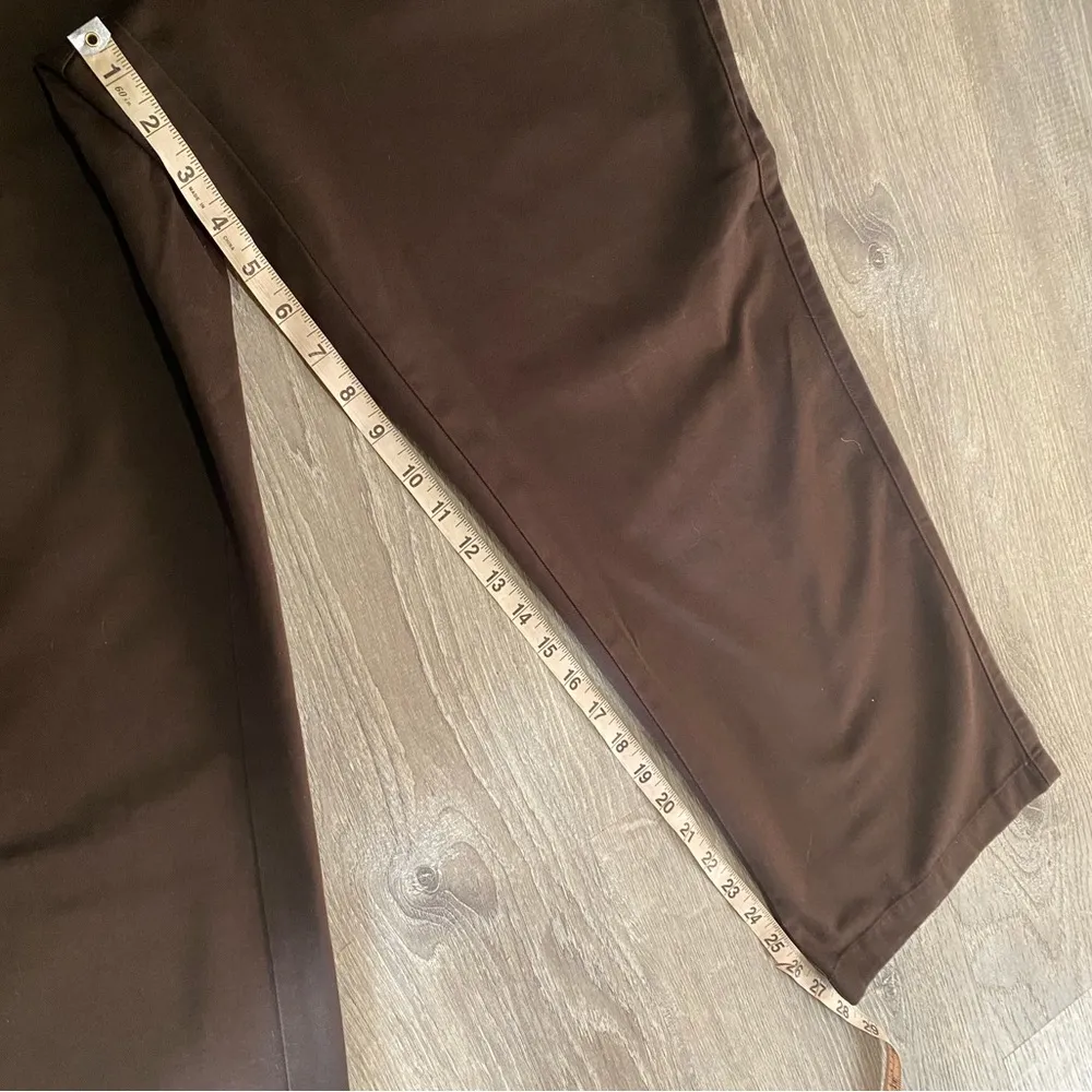 LL Bean Classic Fit Dark Brown Dress Slacks | Pants | Business Casual Size 16P - Image 4