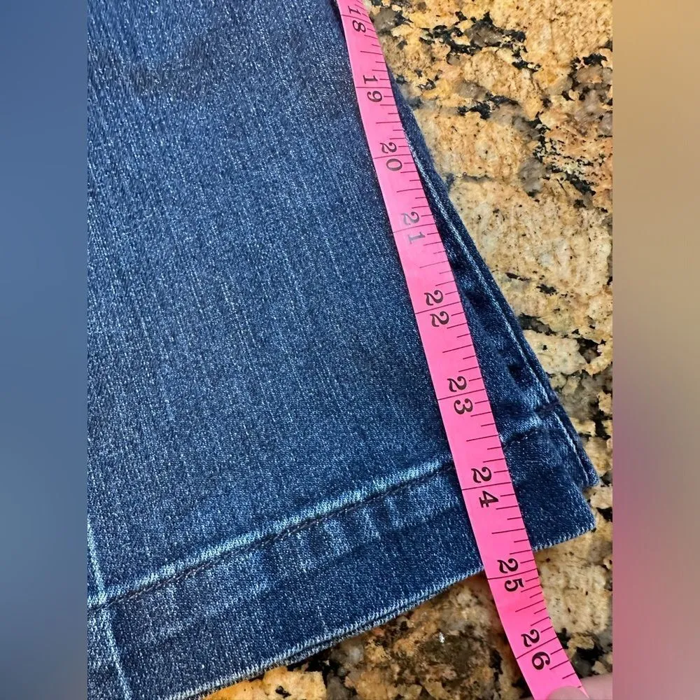 AG Adriano Goldschmied Anthropologie‎ the Juliette wode leg crop trouser 29R - Image 6