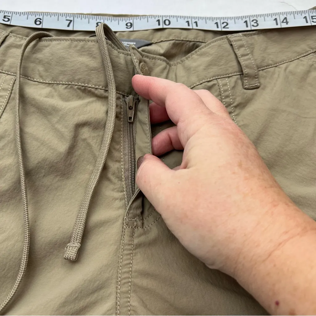 The‎ North Face Tan Khaki Nylon Convertible Pant Womens Size 12 Regular Outdoor - Image 10