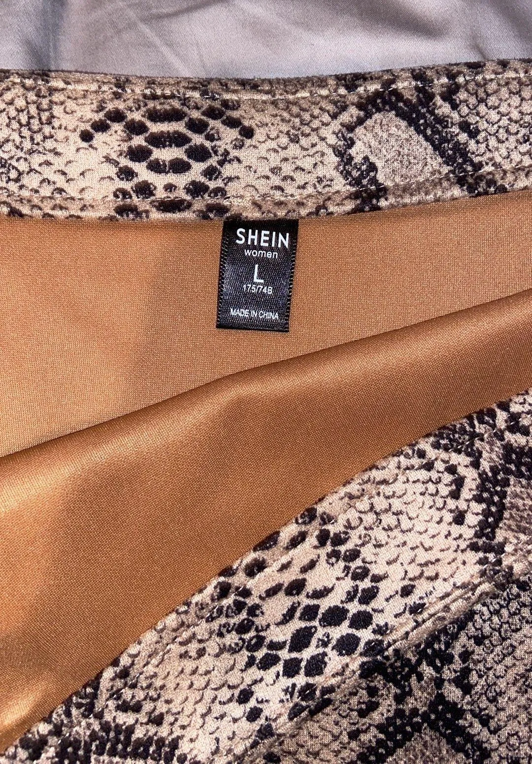 SheIn Snake Skin Skirt - Image 2