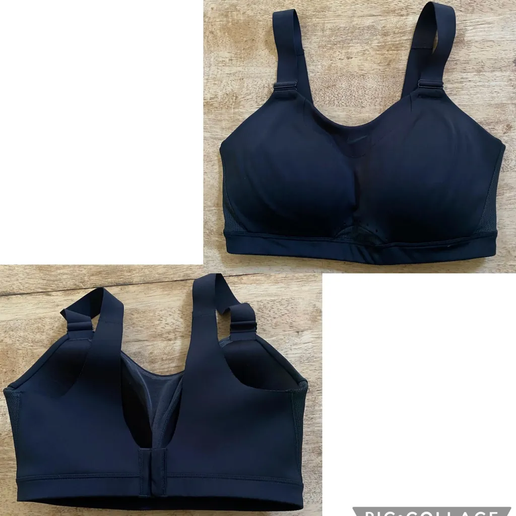 Nike‎ Alpha Women’s Sz S (F-G) Black High-Support Padded Adjustable Sports Bra - Image 5
