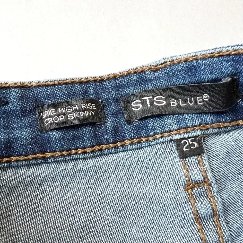 STS Brie High Rise Crop Skinny Jeans Blue Size 25 - Image 5