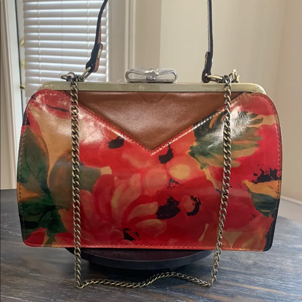 Patricia Nash Trikomo Spring Multi Printed Top Handle Satchel Bag NWT - Image 13