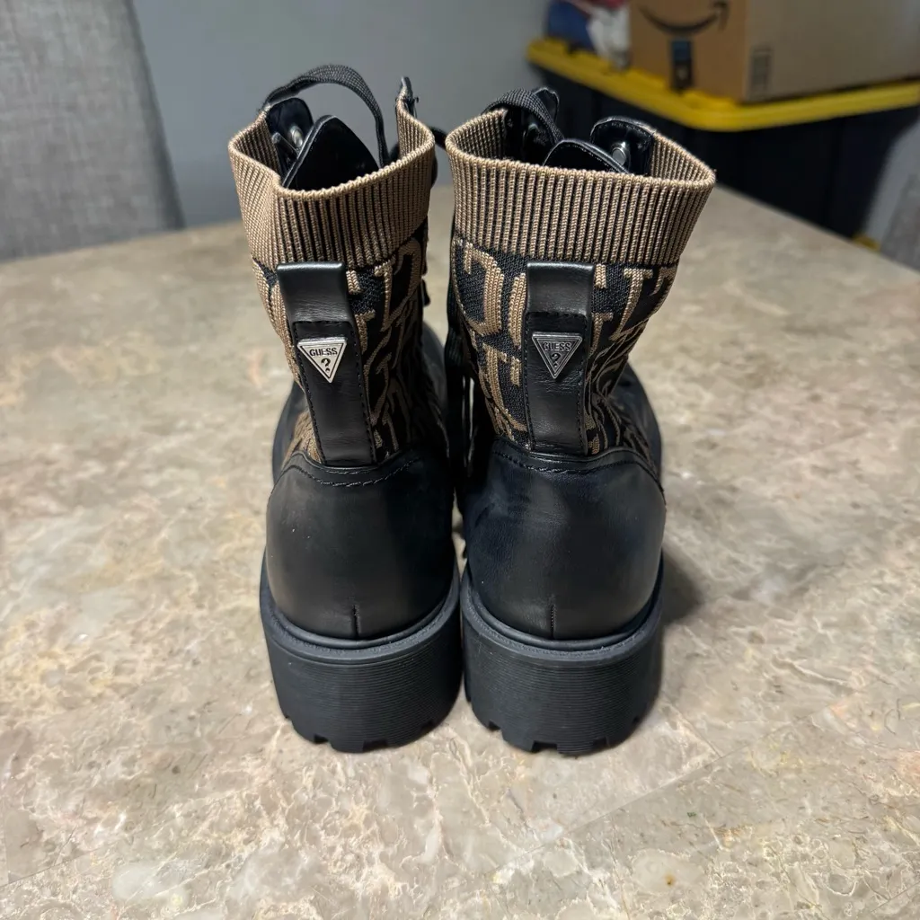 Stylish Black and Brown Women's Boots - Image 5