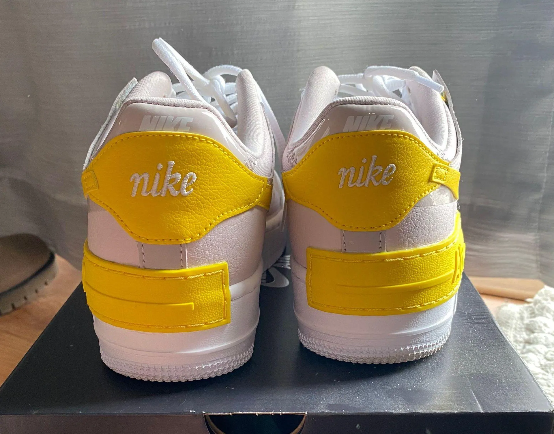 Nike White Air Force 1 Shadow - Image 5