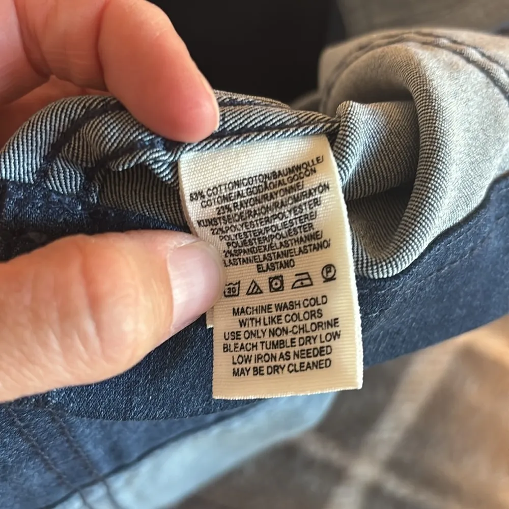 NWT Free People Two Toned Denim Skirt - Image 5