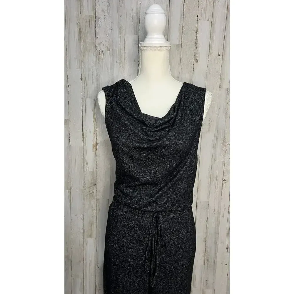 Soft Surroundings Women's‎ Large Gray Sleeveless Drawstring Jumpsuit - Image 3