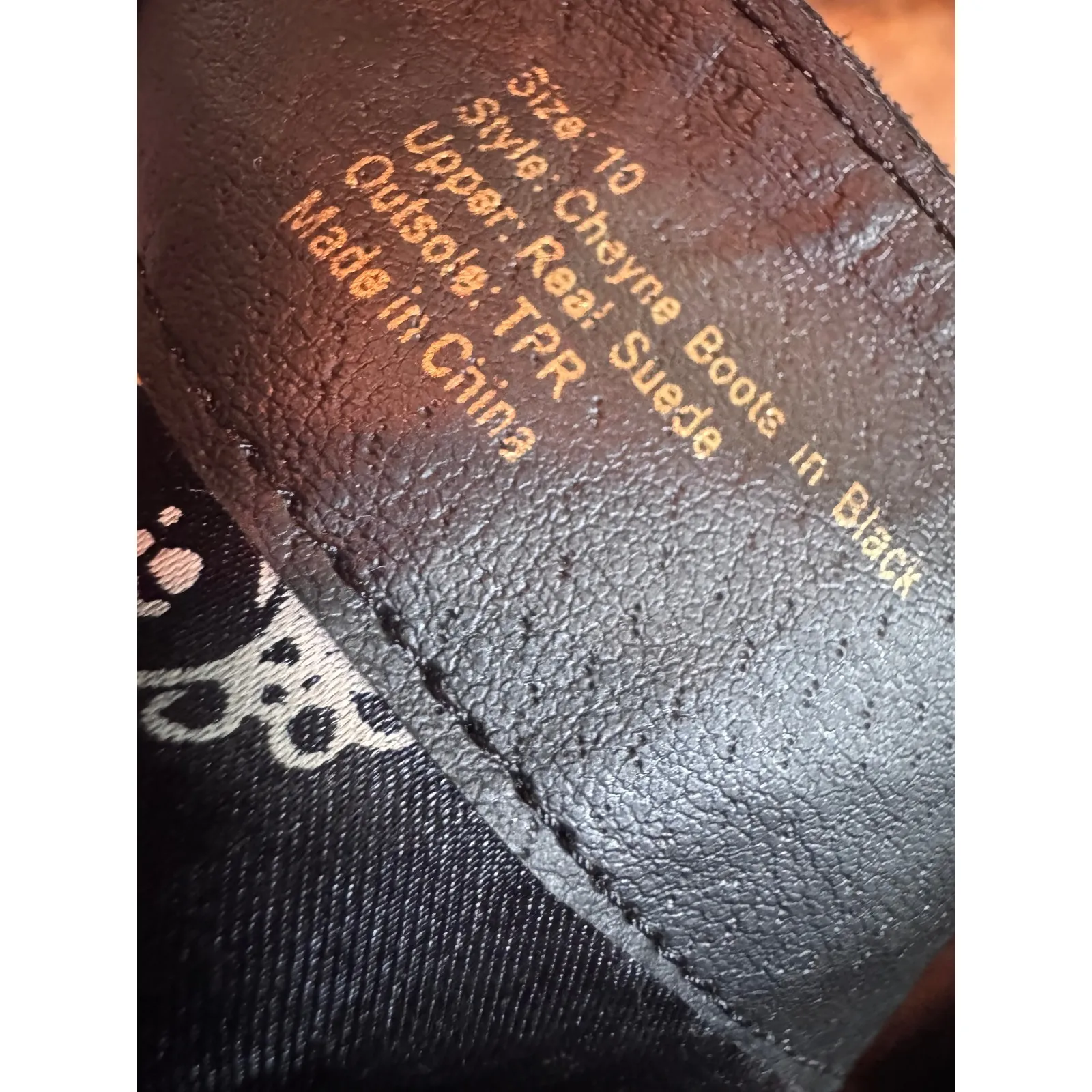 JoyFolie Cheyne Black Suede Knee High Boots Tassel Detail Lace Up 10 Boho - Image 6