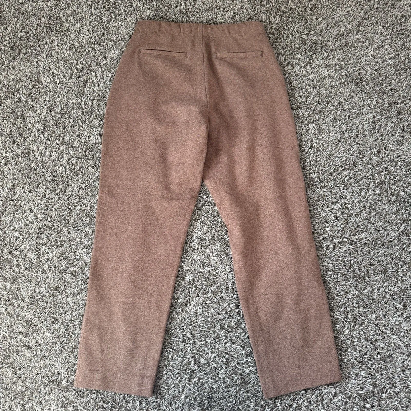 Everlane The Dream Pant Pleated Elastic Waist Pull On Women's Small Camel Brown - Image 3