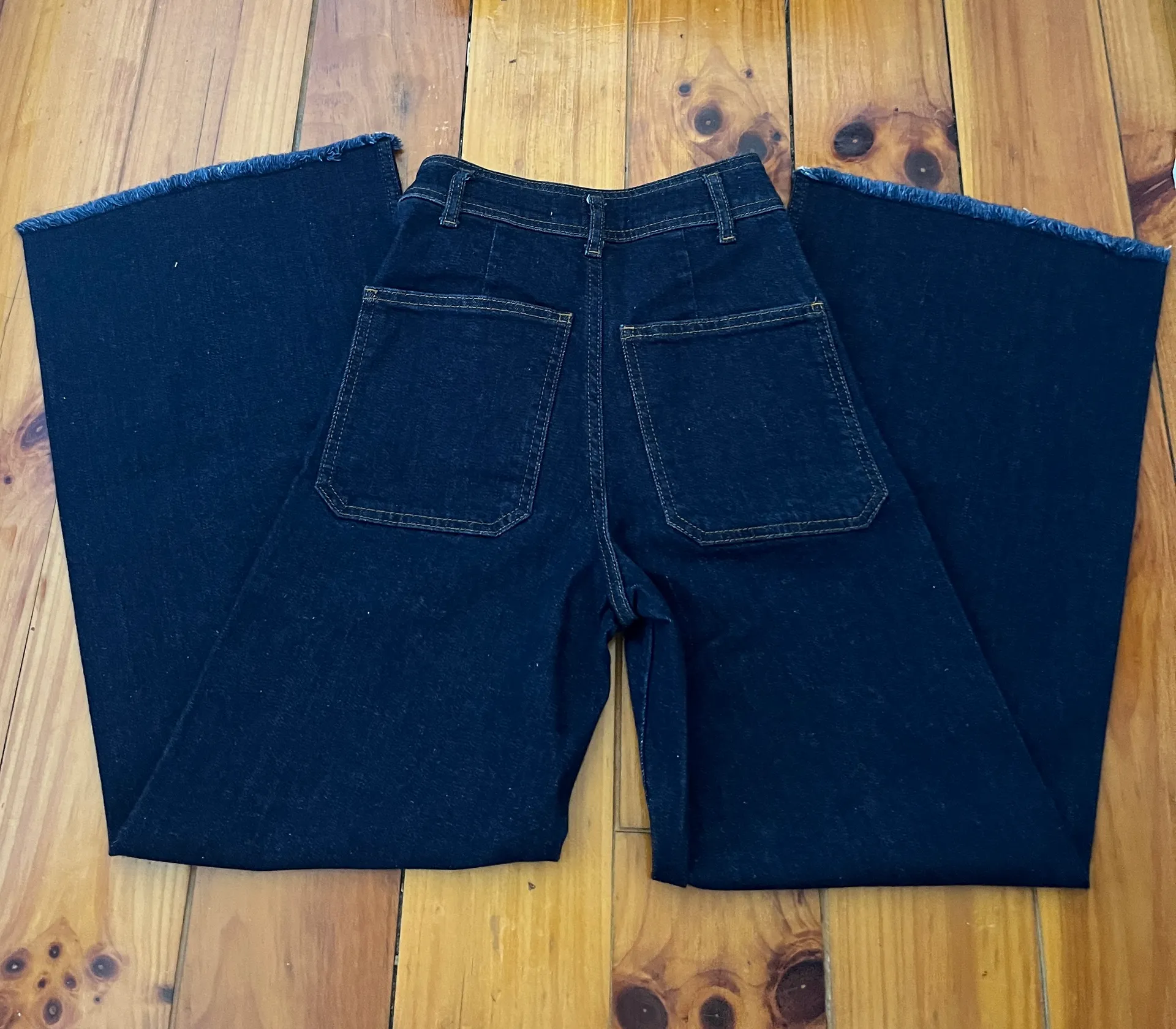 ZARA Marine Straight Pocket Jeans - Image 2