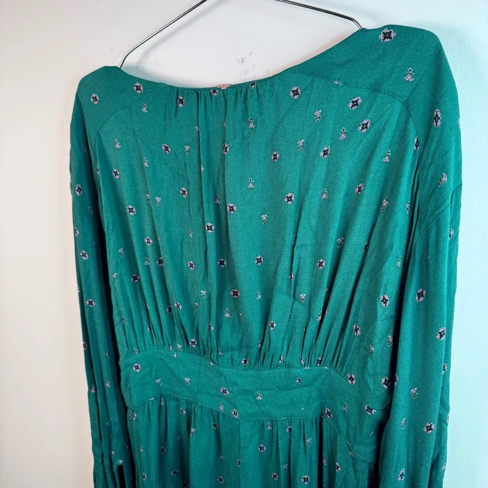 Free People Green Love Grows Romper - Image 5