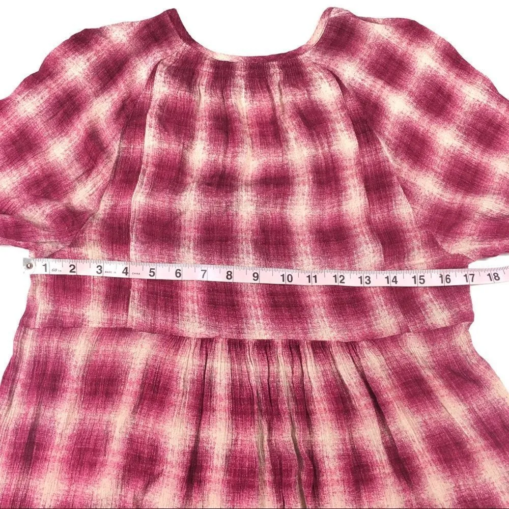 Anthro Maeve Calavon Plaid Peplum - Image 6