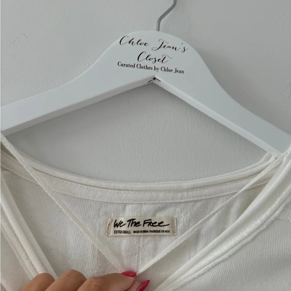 FREE PEOPLE Blossom White Blouse XS - Image 7