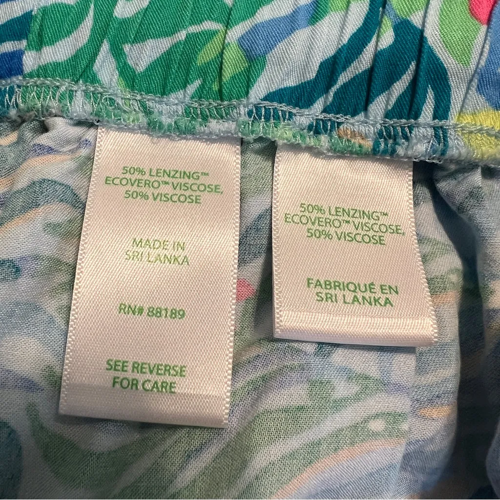 Lilly Pulitzer Croix Short Multi Via Parigi Blue Beach Small - Image 8