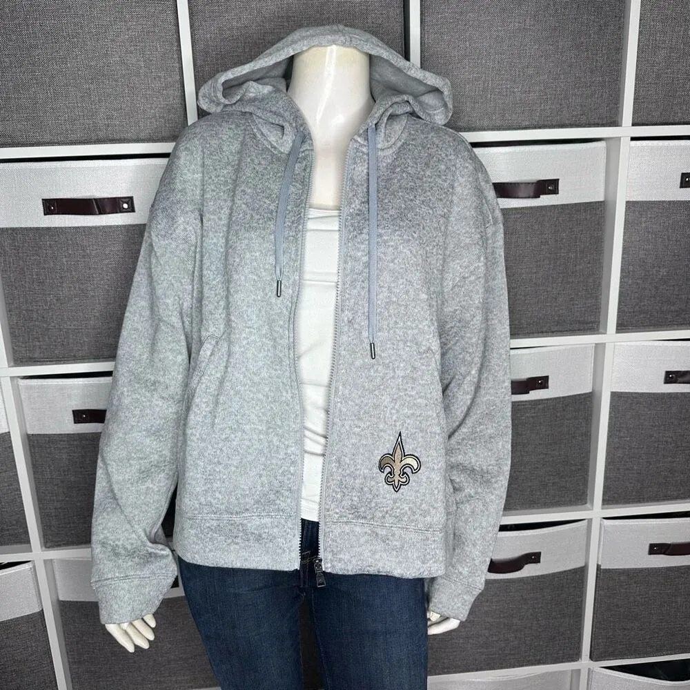 WEAR by Erin Andrews New Orleans Saints Team Heathered Gray Full - Image 13