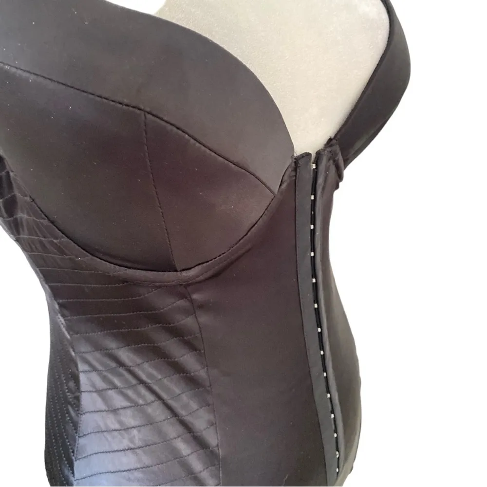 Women's Black Bustier 
Bodysuit Sz S - Image 4