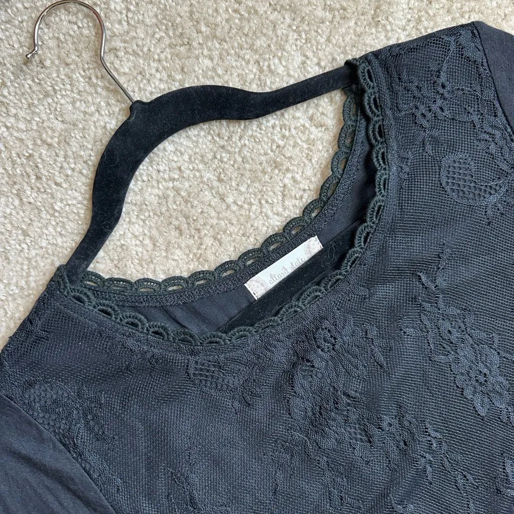 Altar'd State Black Lace Blouse - Image 2