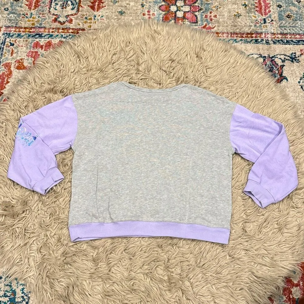 Disneyland metallic purple sweatshirt size XL - Image 4