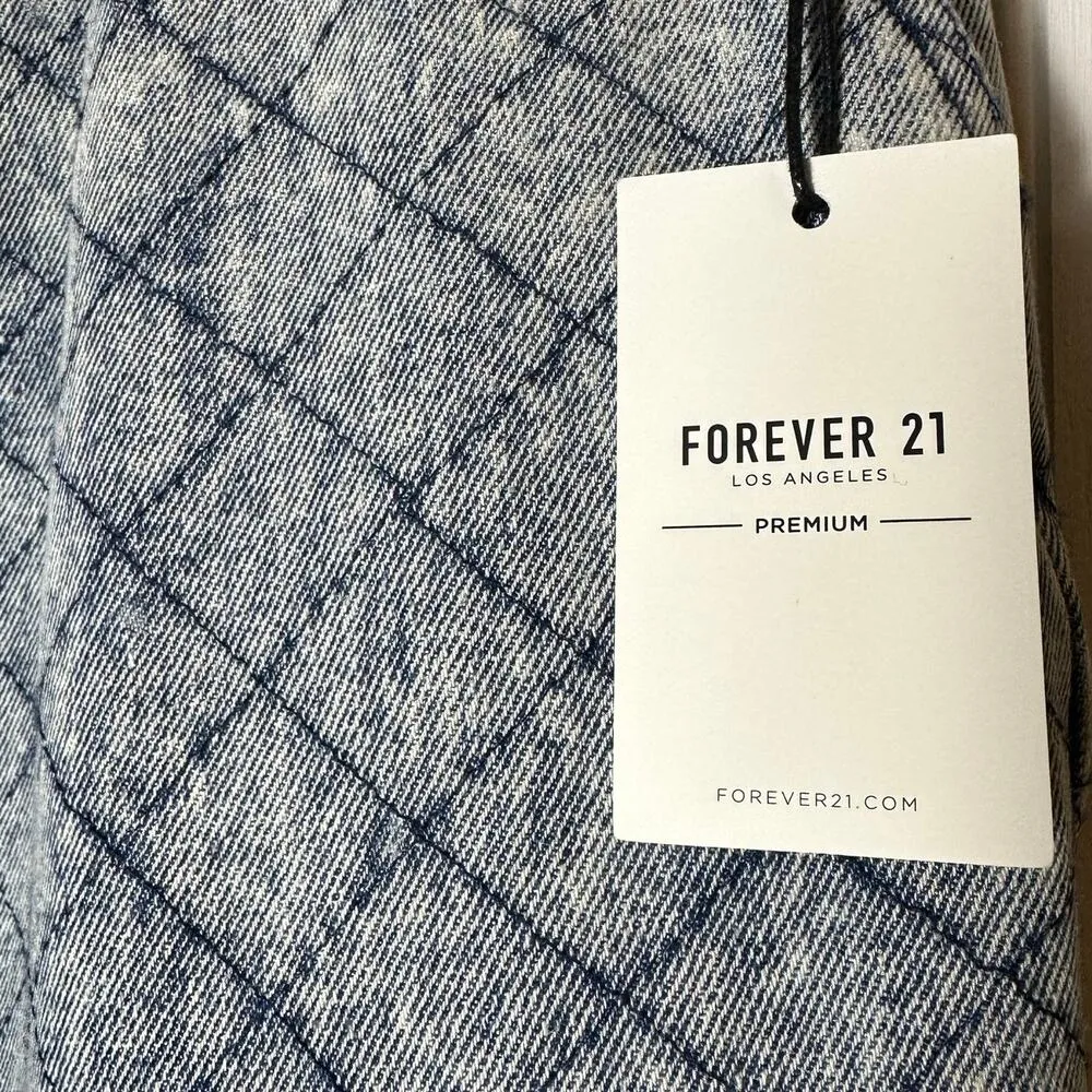 Forever 21 Denim Joggers NEW - Image 4