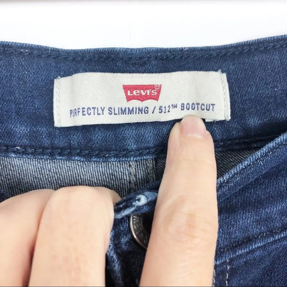 Levi’s Perfectly Slimming High Rise 512 Studded 12 - Image 6