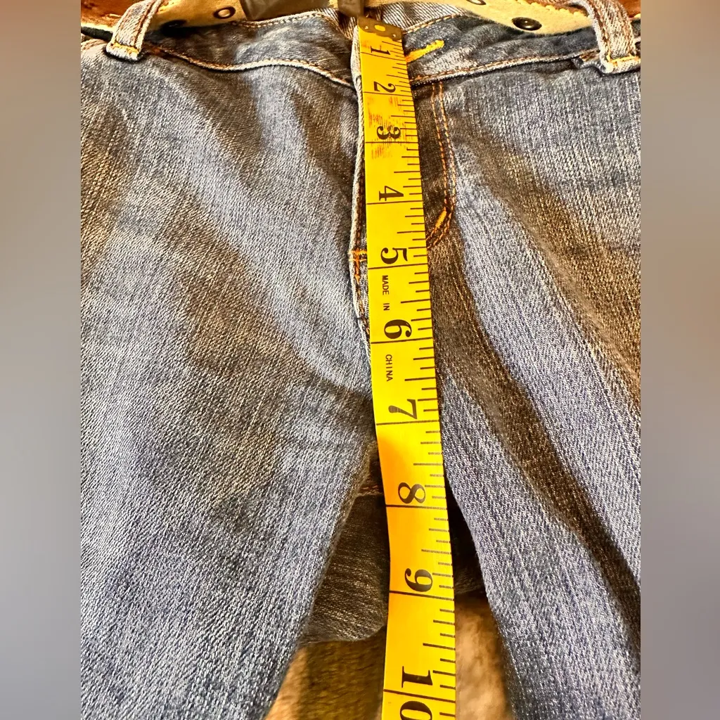 BKE Stella Super Skinny Jeans Distressed Ripped Blue Wash Women's Size 27 - Image 11