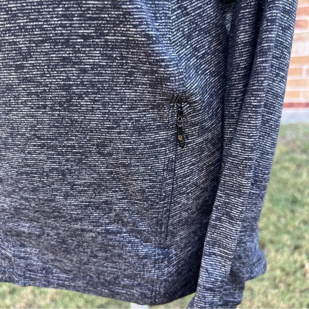 Lululemon Dark Grey Quarter Zip Pull Over Athletic Jacket - Image 3
