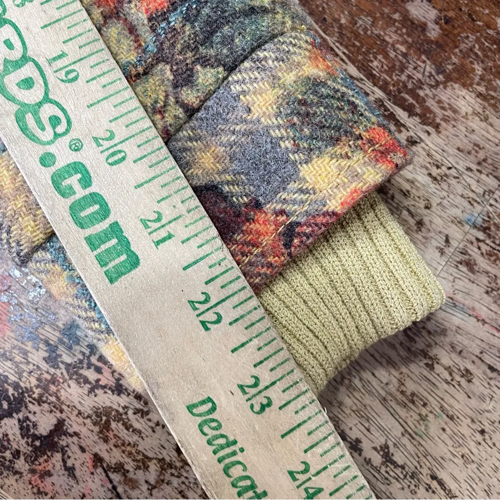 ST. JOHN SPORT by Marie Gray Orange Yellow Floral Plaid Autumn Wool‎ Jacket P Size XS - Image 13