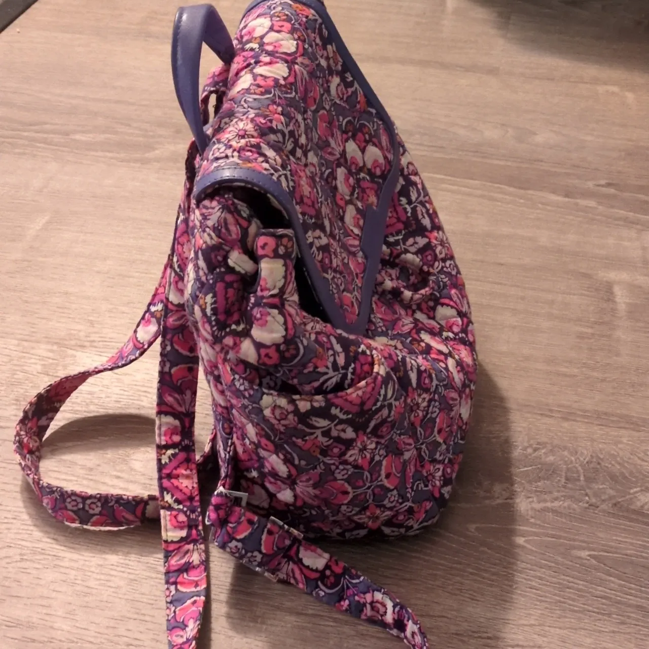 Very Bradley Floral Fashion Mini Backpack - Image 5