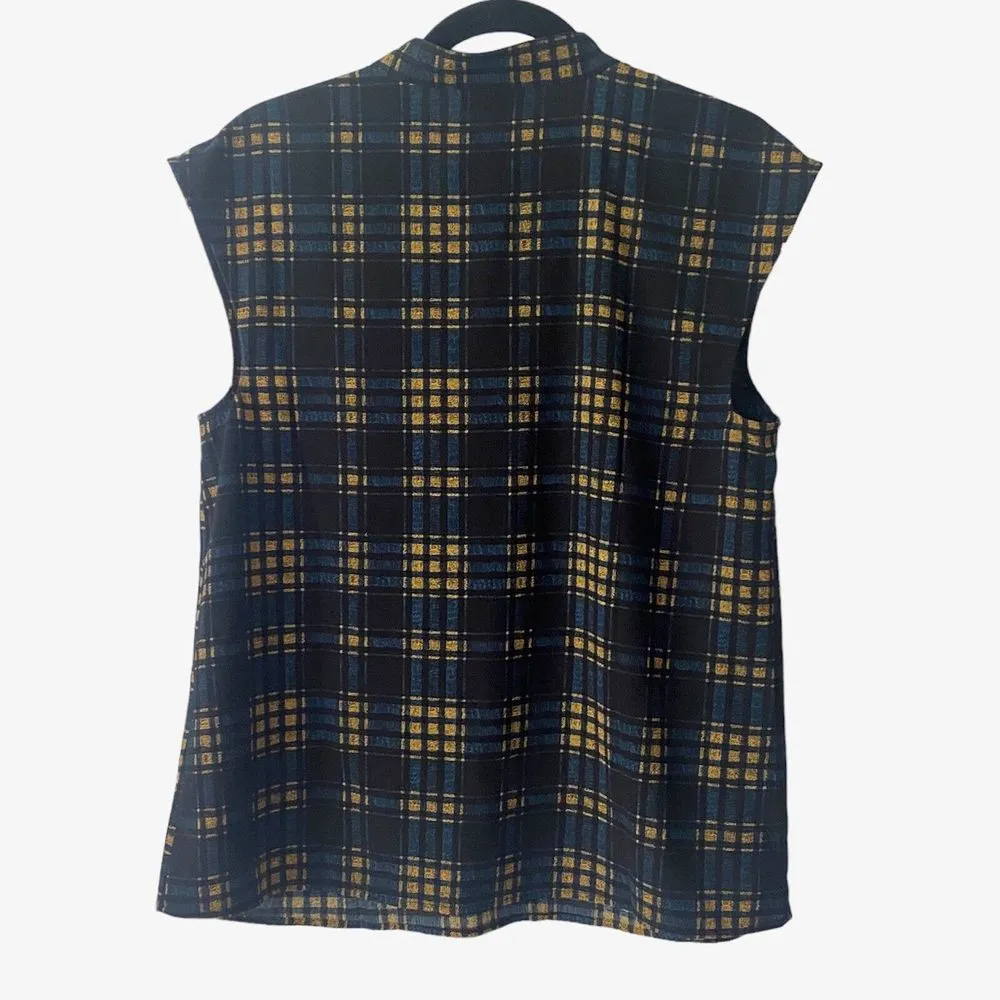 Modcloth Plaid Sleeveless Tank Top‎ - Image 2