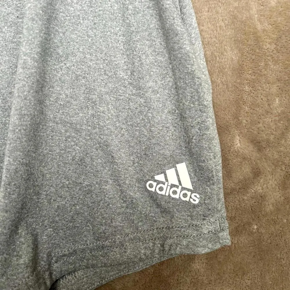 Adidas Gray Athletic Tank in Size Medium Women’s, Black and White Straps - Image 3