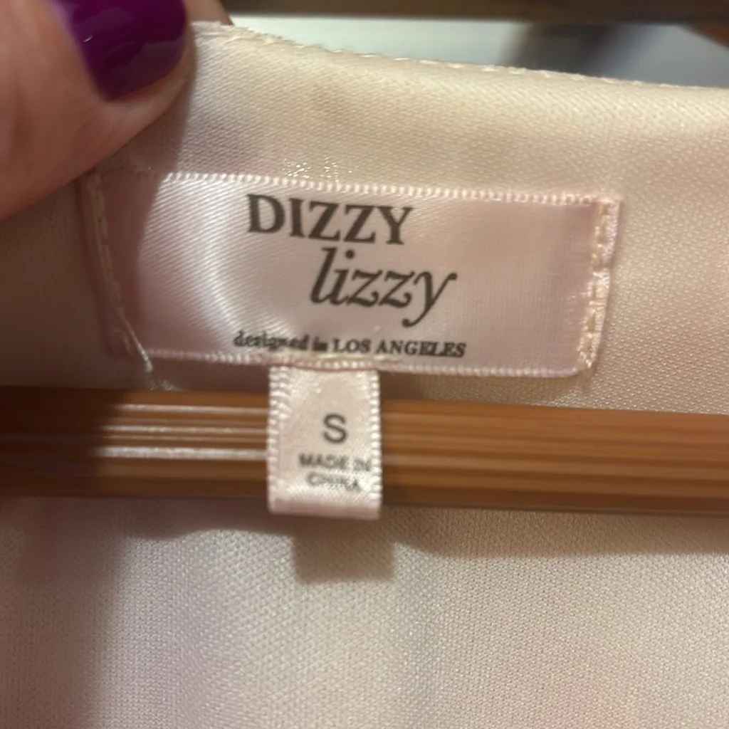 Dizzy Lizzy Pink & White Romantic Mini Dress - Image 6