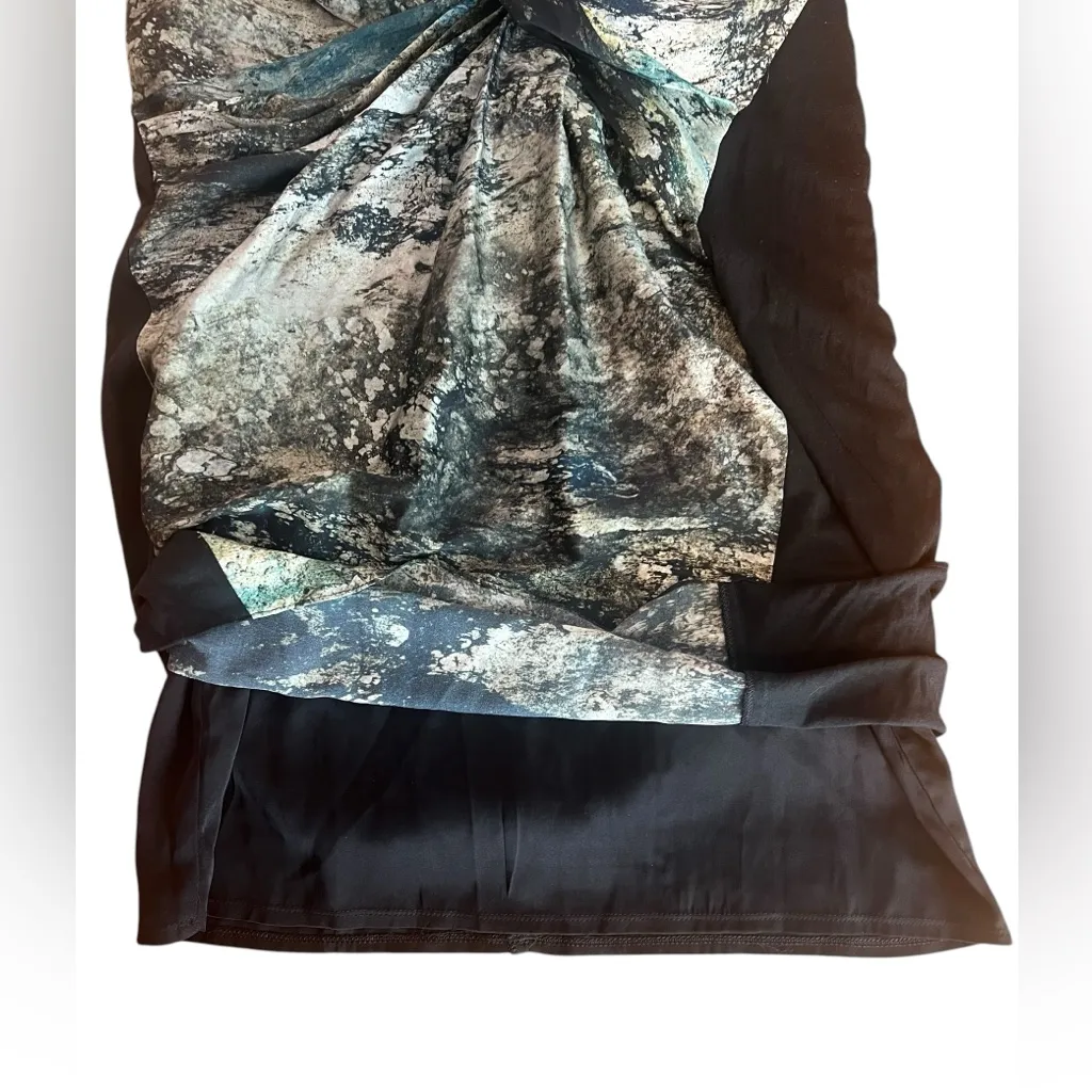 Helmut Lang‎ Silk Knee-Length Wrap Dress - Image 10